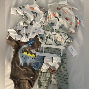 Carters & Gerber brand Baby boy Bundle 3-6ms BRAND NEW